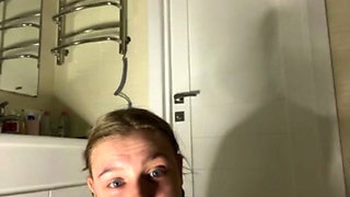 Sloppy blowjob and sitting on the cam