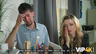 VIP4K. Unexpected cheating makes her pussy so wet