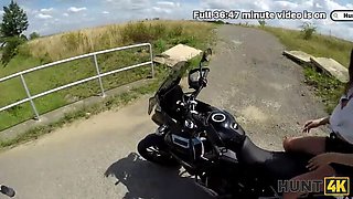 George Uhl Picks Up Helina Dream for Hot Outdoor POV Sex - Sucking and Riding Cock