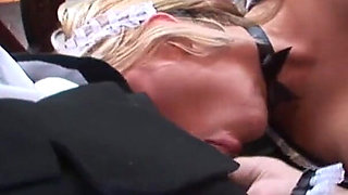 Savannah Gold maid gets fucked on the kitchen by her lover