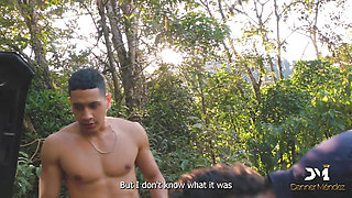 Nymphomaniac fucks her lover and the mechanic in public - Danner Mendez & Yenifer Chacon