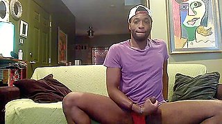 Bear Catches Friend Jerking Off And Joins And Gets A Face Full Of Cum