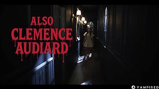 Horny Vampire Lesbian Sex - Busty Latina and Redhead in Intense Gothic Titsucking