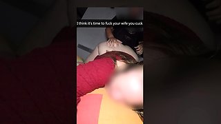 Watching your wife roughly fucked on Snapchat - You're the