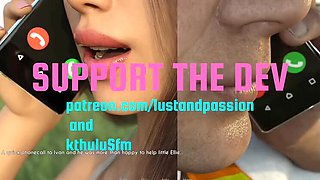 Ellie Takes Giant Black Cock - Hot Anal Creampie Animation