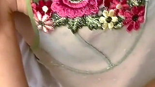 Skinny Petite Fit Blonde Stripping Striptease on Bed Sexy Stretching Tease