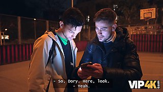 Watch belinda Bee dominate her obedient mate in lingerie & stockings