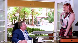 TRANSEROTICA Tattooed TS Luci Belle Seduces Big Dick Dude