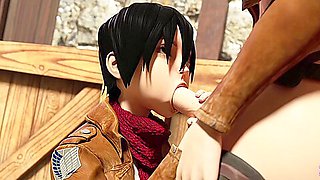 Car Toon In No Retreat For Annie & Mikasa (attack On Titan 3d Nsfw Animation)