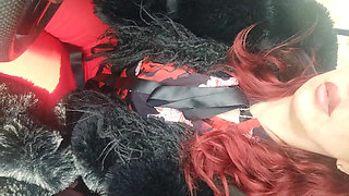 The whore driver is scurrilous and rude