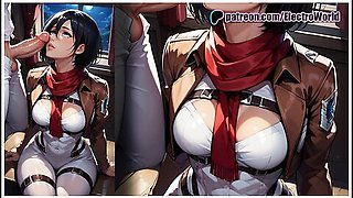 Mikasa Ackerman Was Hunting Titan But Got Trapped By Bandits!