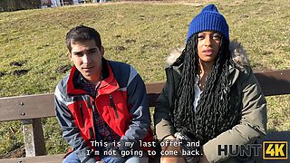 Hunt4k. we were caught by strangers during dick sucking in public