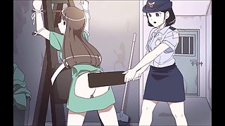 Anime spanking