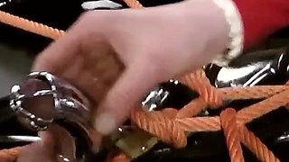 Tied up in Bondage He Is Used as a Human Toilet Part 2