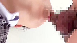 25cm Above The Knee Uniform, Panties, And Blowjob