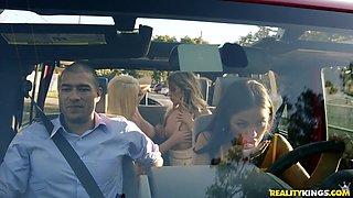 Xander Corvus' Wild Car Encounter with Latina Passion