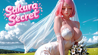 Sakura Cheat with Naruto Right Before Her Wedding with Sasuke. Ai Generated Anime Hentai