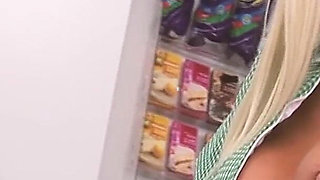 Hot Shop Threesomes Scene 1: Two Horny Shop Assistants Having Sex Together with a Customer in the Shop