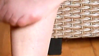 Nylon Heel Tease - Close-up Asmr Soft Stocking Rubbing Gentle Tugging Sounds