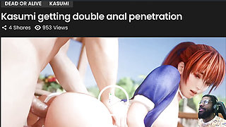 Malenia's Tight Bald Pussy Getting Clapped, Kasumi Double Anal Fuck, Bayonetta Reverse Cowgirl