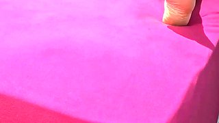 A massagem sensuous brasileira terminou com uma cena