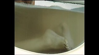 German amateur lesbian babes Veronika Jane in steamy jacuzzi fun with sex toys