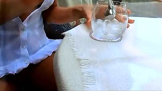 Amateur blonde ass fucked and facialized