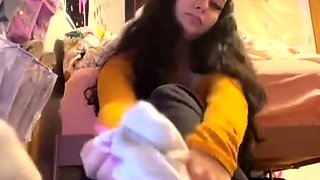 Maitresse Madelines solo foot fetish POV