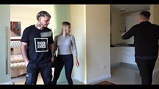 Rough Anal Sex with Big Ass Blonde! I Cum in Her Round Ass