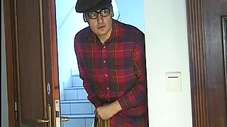 Cum Eating German Babe Banged in a Gang Bang Session