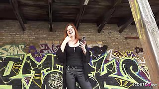 GERMAN SCOUT - Redhead wife Mona