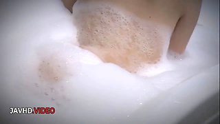 Steamy JAV Star Miruku Ichigo Gets Triple Facial Glory in Hot Foursome Fun