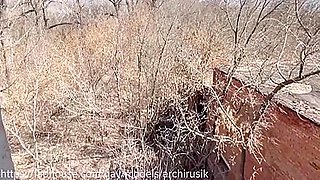 Femboy, Like A Bitch, Seduces With A Big Cock And A Smooth Ass In Public, And For That, He Gets Fucked Hard On A Construction