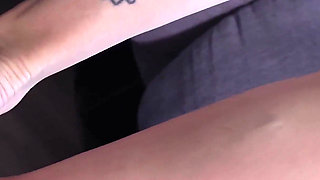 Gen Z Babe in Barefoot Sandals