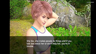 Dusklight Manor adventure with busty and petite teens in a steamy erotic tale