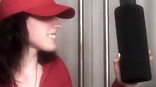 Older mature guy gets to fuck this perfect perky tit teenage slut chick