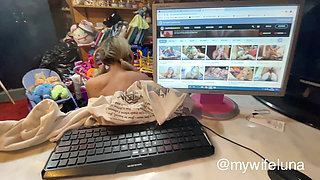 I enjoy distracting my husband from his work