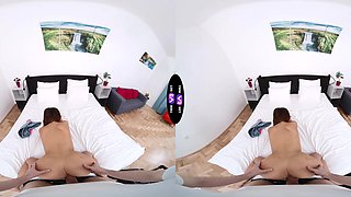 Teen Claudia Colt's tight shaved pussy craves your cock in VR