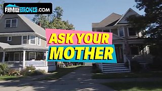 Real American Wife Serves StepSon's Giant Dick - Mandy Waters MILF Deep Throat & Doggy Style