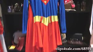 Supergirl Angel The Dreamgirl Defeated Cumshot in HD Cosplay