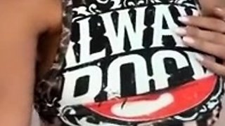 Amateur Webcam Cute Teen Plays Solo with Big Dildo