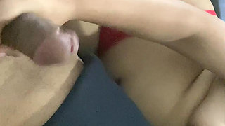 Hot couple first intimate scene on debut