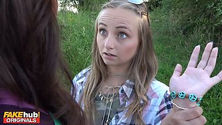 Cougar piano tutor with ideal Big Tits bangs student on camping trip - fakehub