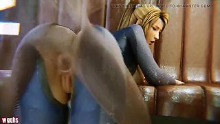 3D Hentai Trap: Samus Gets Anal with Sounding & Big Ass Teen Animation