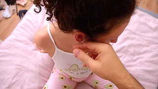 Shy Stepdaughter Getting Bred Deeply in Missionary