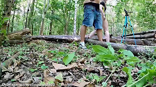 18 years old hot chick having sex outdoors, barely legal fucking outside, fucking in the park