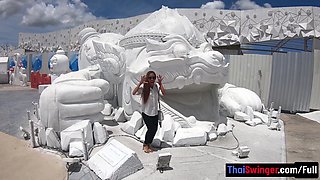 Feet wank From His Real Massive Bum Thai Amateur Gf And More