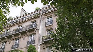 BBC Hungry Blonde Ashby Winter Gets DPed For The Very First Time in Interracial Anal threesome - Big tits