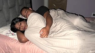 Stepdad fucks teen stepdaughter by mistake in bed - amateur Latina creampie rough sex