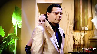 Sultry Brandy Aniston and Gemma Massey at hardcore porn